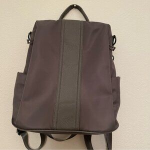 PINCNEL Women Backpack Purse Gray Waterproof Nylon Anti-theft Medium